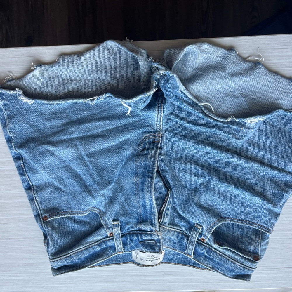 Abercrombie & Fitch CurveLove Denim Shorts